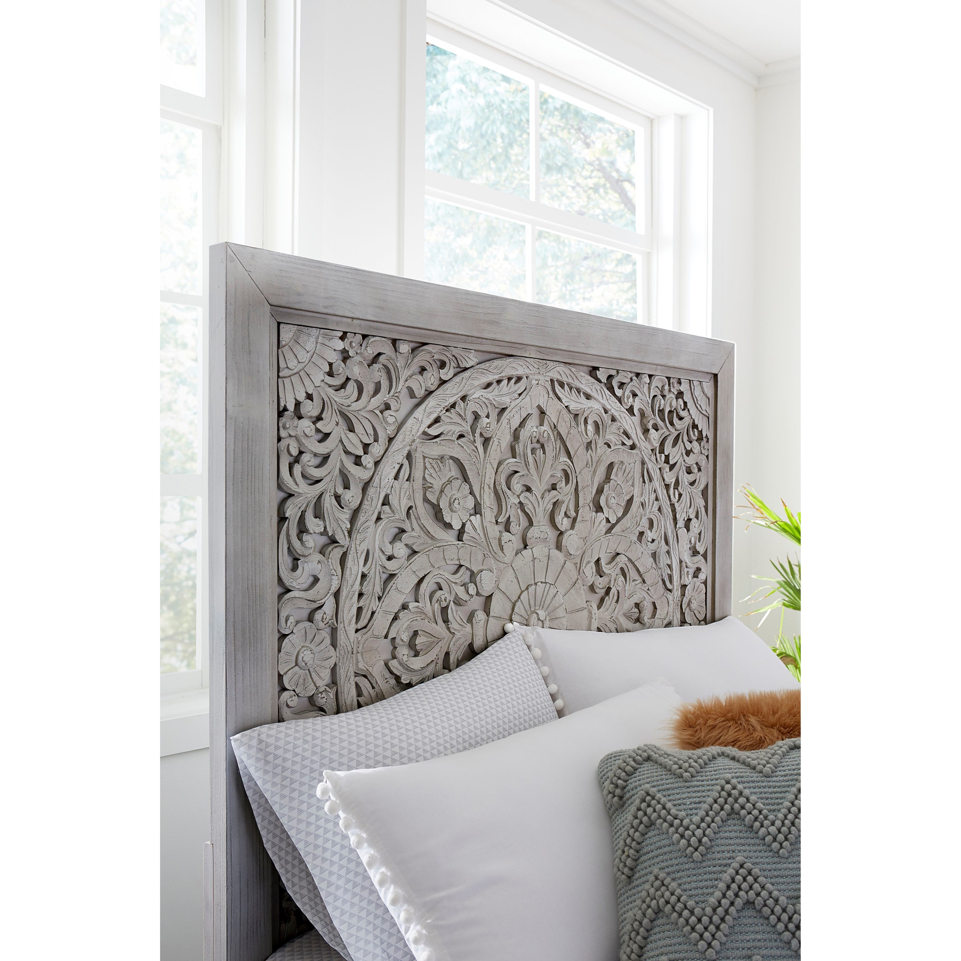 Boho chic outlet king headboard